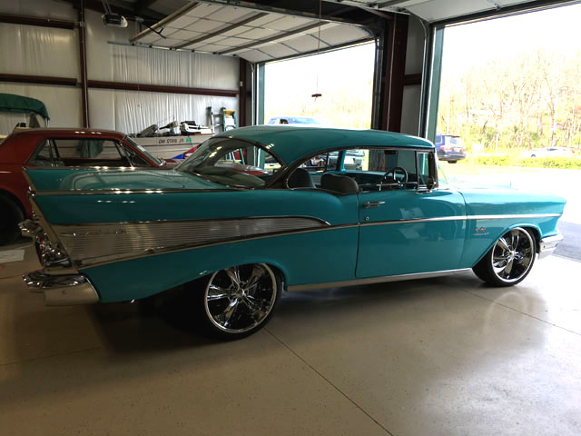 1957 Blue Chevy Custom Interior Restoration 1957 Blue