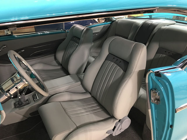 1957 Blue Chevy Custom Interior Restoration 1957 Blue