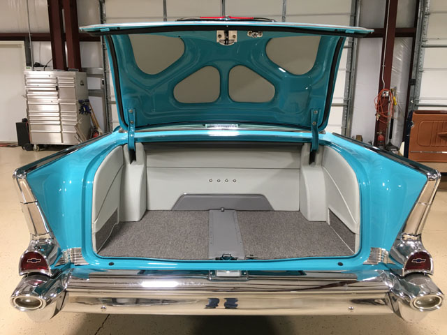 1957 Blue Chevy Custom Interior Restoration 1957 Blue