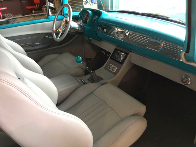 1957 Blue Chevy Custom Interior Restoration 1957 Blue